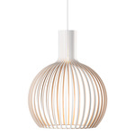 Octo 4241 Pendant - White / White Laminated Birch