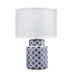 LS Marina Table Lamp - Blue / White
