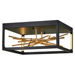 Styx Ceiling Flush Mount - Black