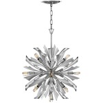 Vida Orb Chandelier - Glacial / Crystal