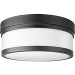 Celeste Ceiling Light Fixture - Noir / Satin Opal