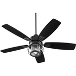 Galveston Indoor Ceiling Fan with Light - Noir / Noir