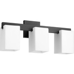 Modus Bathroom Vanity Light - Noir / Satin Opal