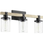 Alpine Bathroom Vanity Light - Noir / Clear Seeded