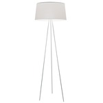 Tripod Floor Lamp - White / White