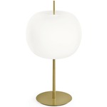 Kushi XL Table Lamp - Brass / White