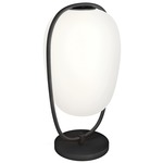 Lanna Table Lamp - Black / Opal