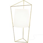 Tatu Table Lamp - Brass / Opal