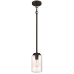 Crosspoint Outdoor Mini Pendant - Espresso  / Clear