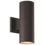 Pillar Outdoor Wall Sconce - Textured Matte Black