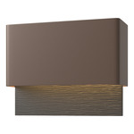 Stratum Outdoor Wall Sconce - Coastal Bronze / Coastal Black