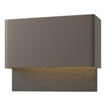 Stratum Outdoor Wall Sconce - Coastal Dark Smoke / Coastal Black