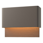 Stratum Outdoor Wall Sconce - Coastal Dark Smoke / Coastal Bronze