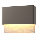 Stratum Outdoor Wall Sconce - Coastal Dark Smoke / Coastal Burnished Steel