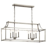 Morrigan Linear Chandelier - Brushed Nickel