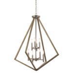 Deryn Pendant - Distressed Antique Grey / Brushed Nickel