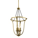 Thisbe Pendant - Natural Brass