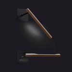 Ilo Wall Sconce - Matte Black / Satin Bronze