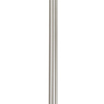 Pancake Fan Downrod - Silver