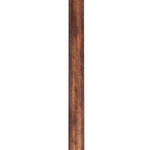 Pancake Fan Downrod - Distressed Koa