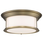 Sonna Matte Opal Ceiling Light Fixture - Heritage Brass / Matte Opal