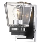 Jackson Wall Sconce - Chrome / Clear