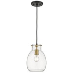Bella Pendant - Olde Brass / Clear