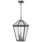 Talbot Outdoor Pendant - Oil Rubbed Bronze / Clear Seeded