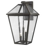 Talbot Outdoor Wall Sconce - Oil Rubbed Bronze / Seedy Glass