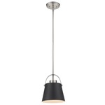 Z-Studio Pendant - Brushed Nickel / Matte Black