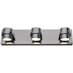 Twocan Bathroom Vanity Light - Polished Chrome / Opal