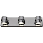 Twocan Bathroom Vanity Light - Polished Chrome / Opal