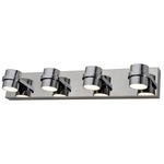 Twocan Bathroom Vanity Light - Polished Chrome / Opal