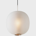 Bloom Pendant - Nickel / White