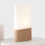 Fulcrum Table Lamp - Cork / Beige