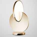 Eclipse Table Lamp - Polished Gold / Opal