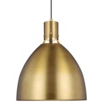 Brynne Pendant - Burnished Brass