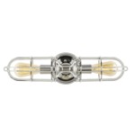 Urban Renewal 2 Light Wall Sconce - Polished Nickel