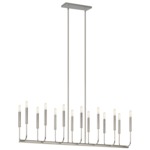 Brianna Linear Chandelier - Polished Nickel