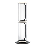 Noctambule High Cylinder Floor Lamp - Black / Clear