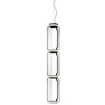Noctambule Low Cylinder Pendant - Black / Clear