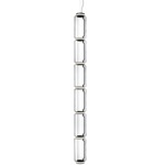 Noctambule Low Cylinder Pendant - Black / Clear