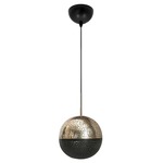 Kora Pendant - Black / Polished Brass