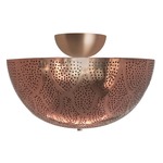 Zana Semi Flush Ceiling Light - Copper
