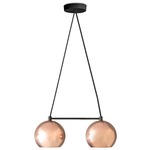 Mishal Chandelier - Black / Copper
