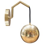 Amur Wall Sconce - Polished Brass