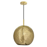 Aria Pendant - Polished Brass