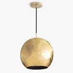 Mishal Pendant - Polished Brass