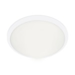 Malta LED Ceiling Light Fixture - White / White Opal