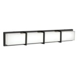 Watford Bathroom Vanity Light - Black / Frosted